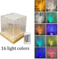 Miniatyrbild 4 av 5: Celestial Lamp, Northern Lights Cube Lamp, 16 Colors Wave With Remote Control, Rechargeable