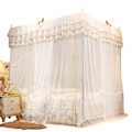 Miniatyrbilde 2 av 8: Luksus Prinsesse Firkantet Seng Gardin Baldakin Nett Myggnett Sengklær (M)
