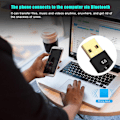 Pikkukuva 5 / 6: Bluetooth 5.0 -sovitin USB-liitäntä Bluetooth-lähetin PC:lle