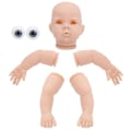 Pikkukuva 6 / 8: 21 tuuman simuloitu maalaamaton Reborn-nukkepaket DIY Reborn-nukkepaket Osat Leikki