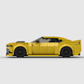 Pikkukuva 3 / 5: 347 osaa rakennuspalikkaa superkilpa-auto nopeus Camaro kilpa-automalli syntymäpäivälahja uudenvuodenlahja