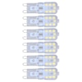 Miniatyrbilde 3 av 8: G9 Glødepære Dimbar Øyevennlig Strømsparende 14 LED 3W Glødepære for Lysekrone Bordlampe 6 stk Hvit Lys 220V