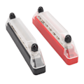 Miniatyrbillede 7 af 8: 2 stk. Busbar 150A Sort og Rød RV Skib 8 Vejs Busbar M6 Høj Strøm Stud Strømfordelingsblok DC12V til 48V