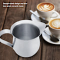 Miniatyrbillede 7 af 8: Mælkeskummekander Rustfrit Stål Skummekander til Kaffe Fløde Espresso (60 ml)