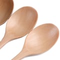 Miniatyrbillede 7 af 7: 4 stk små træskeer honningskeer Langt håndtag køkkenmælkesuppe skeer til smagstilsætning Kaffe Te Sukker