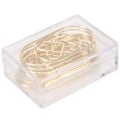 Miniatyrbillede 1 af 8: Papirclips Forhindrer Udskridning Rustfri Kærlighed Hjerteformede Dekorative Søde Bogmærke Metal Papirclips til Dokumenter Guld