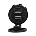 Miniatyrbillede 4 af 8: 2.1A USB-billader Touch Switch Dobbelt Porte Hurtig Opladning Billadapter til Bil og Motorcykel