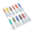 Miniatyrbilde 5 av 8: Aquarellmaling 12 Farger 9ml Tube Klar Levende Fin Transparens Akvarellmaling Sett for Kunstnerisk Maling