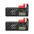 Miniatyrbillede 5 af 8: 2 stk Batteritest Kapacitetsmåler Digital Display Værktøj til AA AAA 9V 1,5V