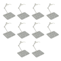 Miniatyrbillede 6 af 8: 10 sæt Action Figur Stativ Transparent Akryl Anime Figur Display Stativ Støtte Holder Base