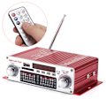 Pikkukuva 4 / 8: DC12V Moottoripyörän ja Auton Mini Hi-Fi Äänenvahvistin USB-Radio Kaukosäätimellä
