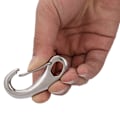 Miniatyrbilde 2 av 8: Snappkrok i rustfritt stål for dykkeutstyr Boltesett Quick Draw Shackle 70 mm