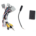 Miniatyrbilde 1 av 8: 16-pins lydkabeladapter med Canbus-boks for Android-erstatning for CRV 2.4/Civic