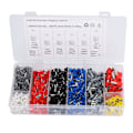 Miniatyrbillede 1 af 8: 1200 stk Trådhylstre Crimp-stikkontakter Isoleret Crimp-terminal Universal til bil