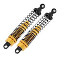 Miniatyrbillede 8 af 8: 2 stk. 108mm RC metalstøddæmper til TRAXXAS SLASH 2WD RC bilopgraderingsdele Gylden