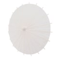 Pikkukuva 5 / 8: Lasten paperi sateenvarjo bambu ja paperi kiinalainen tyyli Elegantti valkoinen DIY paperi sateenvarjot koristeluun 28cm/11in