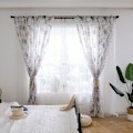 Miniatyrbillede 5 af 8: Vinduegardinkappe i polyester Voile soveværelse Stueindretning (brun)