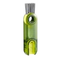 Miniatyrbild 1 av 8: 3 i 1 kopp lock rengöringsborste ABS Halkfritt grepp Transparent grön multifunktionell kopp rengöringsverktyg för isolerad mugg