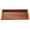 Miniatyrbilde 5 av 8: Rektangulært trebrett Serveringsbrett Tallerken Snacks Matserveringsbrett for hotellhjem (20*8cm)