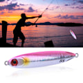 Miniatyrbillede 4 af 8: 2 stk Simuleringsfisk Form Lokke Agns Fiskeudstyr Levende Svømmende Pink