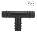 Pikkukuva 1 / 8: Kääntyvä liitäntäsovitin PP Kastelujärjestelmän tarvikkeet puutarhan kasteluun 16mm50kpl 16mm 3-tie