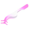 Miniatyrbillede 8 af 8: Rustfrit stål falske øjenvipper Applikator Bærbar falske øjenvipper Pincet Clip Makeup ToolGradient Rose Red