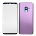 Miniatyrbilde 2 av 8: Telefon Bakre Glassdeksel Frontskjerm Glasslinse Erstatningssett for Samsung S9 G960 Lilla