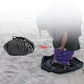 Pikkukuva 5 / 8: Surffilauslauta Sukellusranta Pukeutumispehmusteet Sukelluspuvut Kangaskassi Uimavarusteiden Säilytyskassi Musta