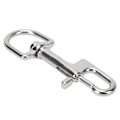 Miniatyrbilde 1 av 8: Dykk i rustfritt stål Enkelendede Snap Clips Single Eye Bolt Snap Hooks Spenne 100 mm/3,9 tommer