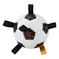 Miniatyrbillede 5 af 8: Grab Tabs Hundefodbold Interaktiv hundefodboldlegetøj med pumpe til små og mellemstore hunde 17 cm / 6,7 tommer sort