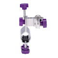 Miniatyrbillede 7 af 8: Slidstærkt fiskespind i aluminiumlegering Stangholder Stol Clamp Bracket Tackletilbehør (lilla)