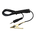 Miniatyrbild 7 av 8: Audio Pickup Clip Metall 3,5 mm Universal Instrument Mikrofon Pickup Clip med svampdyna för violingitarr1,5 m / 4,9 fot