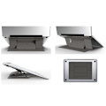 Miniatyrbillede 3 af 8: Bærbar Tablet Usynlig Foldbar Stativ Kunstigt Læder Usynlig Foldbar Stativ Laptop Tablet Stativ