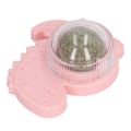 Miniatyrbild 2 av 8: Catnip Ball 360 graders roterbar tristessavlastning självhäftande vägg Katt slickande boll för inomhus rosa