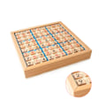 Pikkukuva 6 / 7: Sudoku-lautapeli puusta laatikossa Math Brain Teaser Työpöytälelut Sudoku-pulmakirjan kanssa