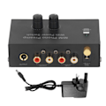Miniatyrbillede 1 af 8: Phono Pladespiller Forforstærker Elektronisk Lyd Stereo Grammofon Forforstærker Lavt Støj PP500P 100‑240V UK-stik