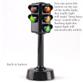 Miniatyrbilde 6 av 7: Mini trafikkskilt Lyssikkerhet Trafiklys Lekebil Collection Modell Rød Grønt Lys Lampe Pedagogiske leker