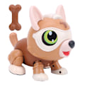Miniatyrbillede 3 af 8: Stemmebetjent Robot Hund Multifunktionel Touch Smart Sensor Hund Model Legetøj (Brun)