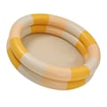 Miniatyrbillede 8 af 8: Oppustelig Pool Baby Retro Blow Up Pool Familie Sød Stil Forstærket Vandpool Gul Stripe