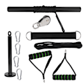 Miniatyrbillede 7 af 8: 11 stk/sæt DIY Træningsudstyr Tilbehør Hjemstyrke Power Training Device Kit