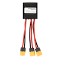 Miniatyrbillede 6 af 8: Elcykel Dobbelt Batteri Udladningsomformer Dobbelt Batteri Parallelt Modul Adapter 20V-72V 20A