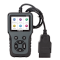 Miniatyrbillede 1 af 8: OBD2-scanner OBDII 9‑16V diagnostisk scanningsværktøj LCD-skærm Fejlkodelæser scanningsværktøj