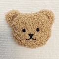 Pikkukuva 3 / 8: Plush-karhu jääkaappimagneetti Kumimagneetti Pehmeä 3D-eläin Jääkaapin magneetti Keittiön koristelu Kahvi