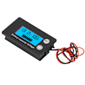 Miniatyrbillede 2 af 8: JX-6133 LCD DC-spændingsmåler Vandafvisende Batterikapacitetstester Spændingsmonitor DC8-100VBlå