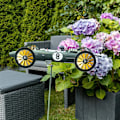 Miniatyrbillede 4 af 8: Havevindmølle til haven Racer Vindmølle Havepynt Vindmølle Havepinhjul