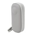 Miniatyrbild 4 av 8: Actionkamera Bärväska Hård förvaringsväska PU Shell Soft Liner Bärbar actionkameratillbehör för Insta360 ONE X3 X2 Grå
