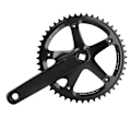 Miniatyrbild 8 av 8: Aluminiumlegering 144 BCD 48T Single Speed ​​Vevsats Cykel Vevarm Set Svart