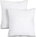 Sängkuddar (2-pack, vit) - 45x45cm säng- och soffkudde - Möbelkudde