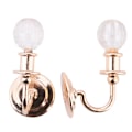 Miniatyrbillede 8 af 8: 2 stk. Alloy Væghængt Lampe Model Dekoration Display Lampe til 1:12 Dukkehuse Tilbehør
