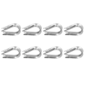 Miniatyrbilde 5 av 8: 50 stk Wire Fingerborgs i rustfritt stål Kabelriggverktøy for skipsbygging (M3 (3 mm))